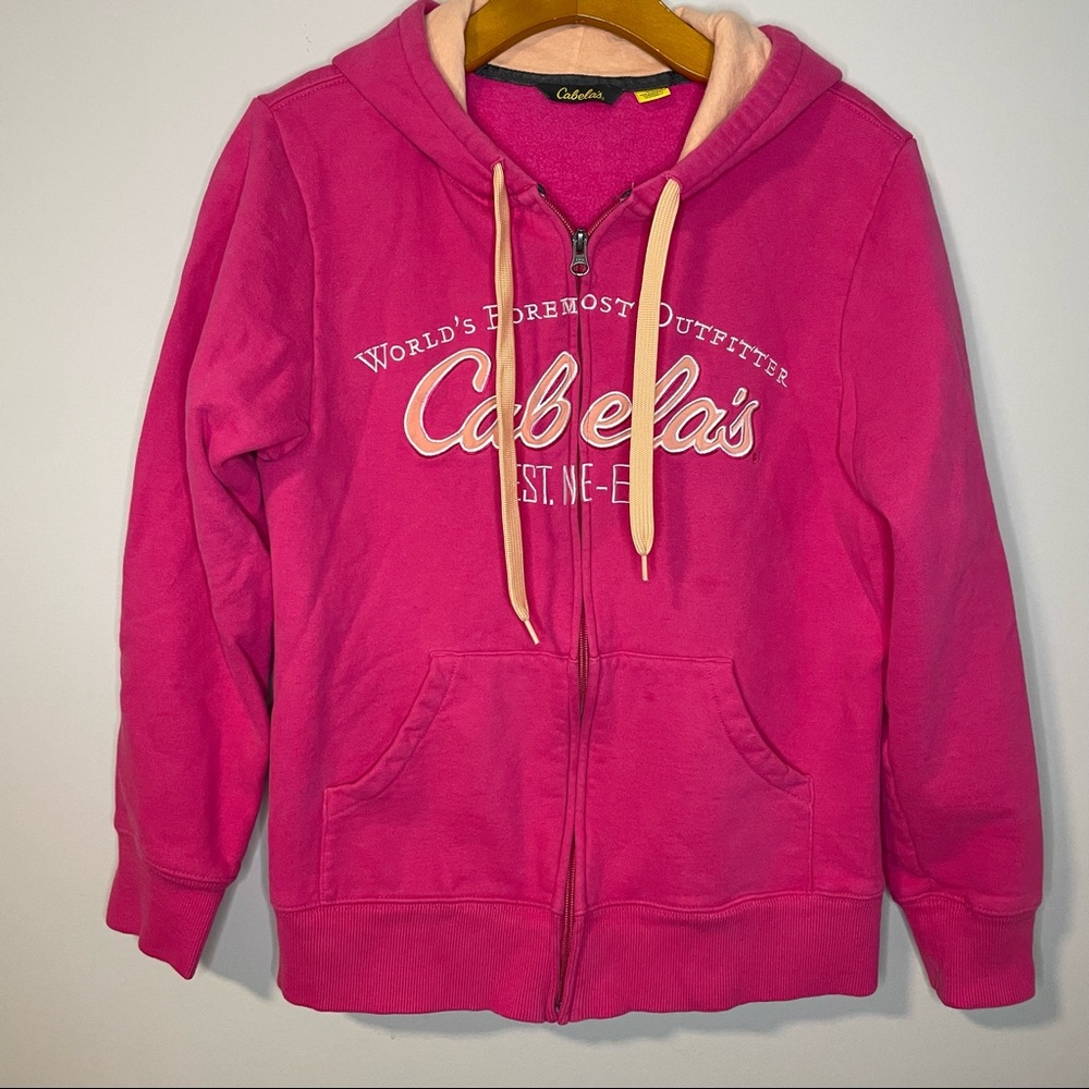 Pink Cabela’s Full-Zip Fleece Jacket